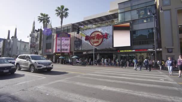 Hard Rock Café Hollywood — Stockvideo