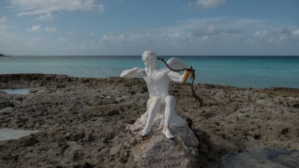 Timelapse Sculpture Beach — Αρχείο Βίντεο