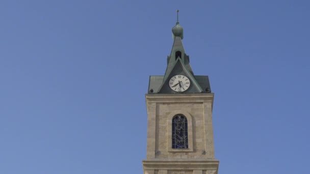 Torre Relógio Jaffa — Vídeo de Stock