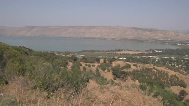 Mar Galilea Sus Alrededores — Vídeos de Stock