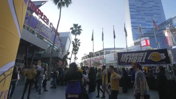 Turistas Staples Center — Vídeos de Stock