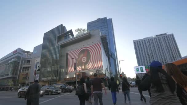 Billboard Flemings Building — Stok Video