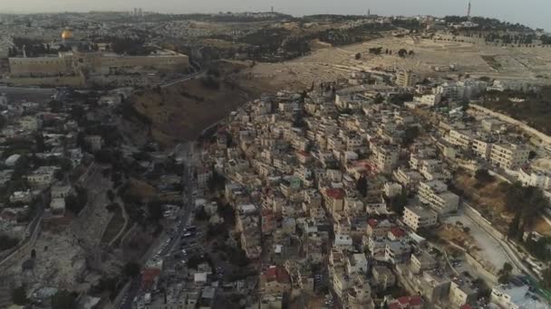 Luftaufnahme Von Jerusalem — Stockvideo