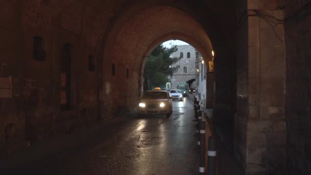 Auto Rijden Een Tunnel — Stockvideo