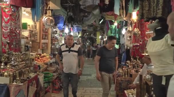 Bir Markette Sokak Tezgahları — Stok video