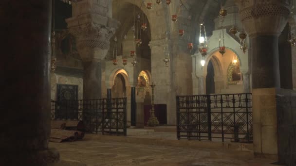 Wnętrze Kościoła Israelu — Wideo stockowe