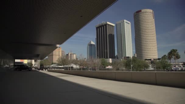 Torres Edificios Altos Tampa — Vídeos de Stock