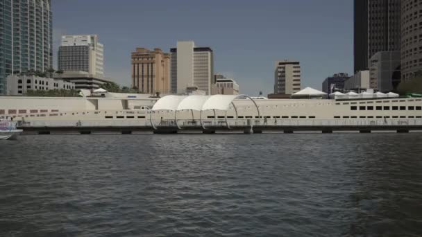 Tampa Riverwalk Nábřeží — Stock video