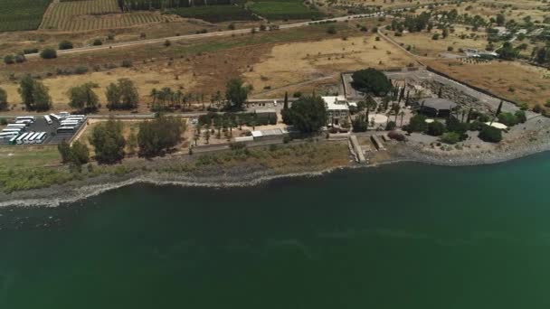 Aerial View Capernaum — Stock Video