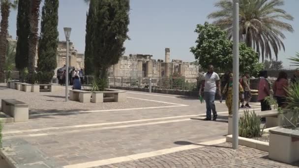 Old City Capernaum — Stock Video