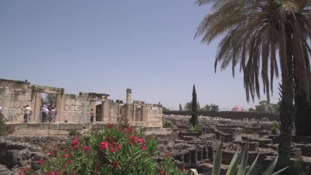 Oude Stad Kafarnaüm — Stockvideo