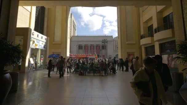 Turistas Teatro Dolby Hollywood — Vídeo de stock