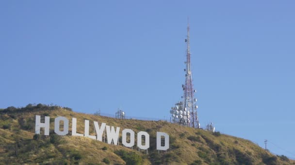 Hollywood Signe Sur Colline — Video