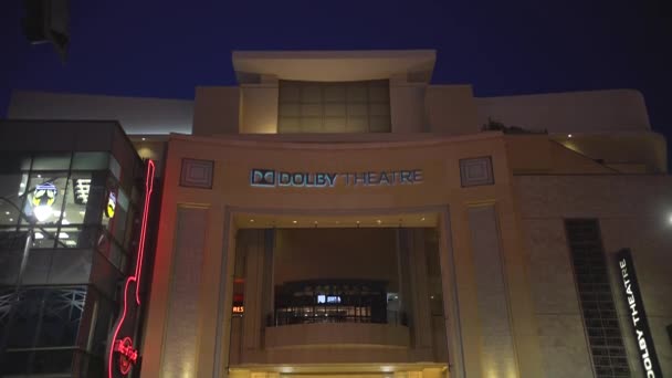 Teatro Dolby Hollywood — Vídeo de stock