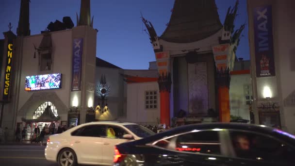 Turistas Teatro Chino Hollywood — Vídeos de Stock