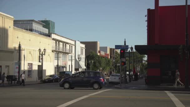 Walking Driving Hollywood — Stock Video