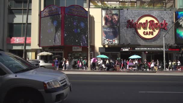 Hard Rock Cafe Hollywood — Wideo stockowe