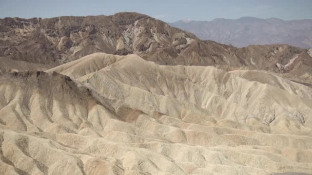 Dunes Désert Dans Vallée Mort — Video