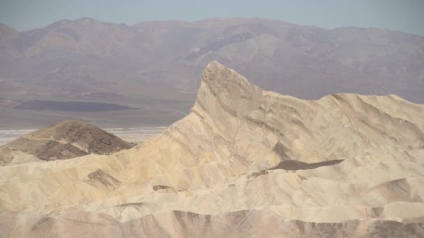 Vpravo Dun Štítů Údolí Smrti — Stock video