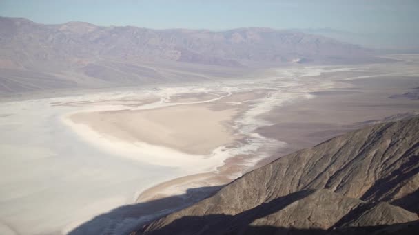 Pan Høyre Death Valley – stockvideo