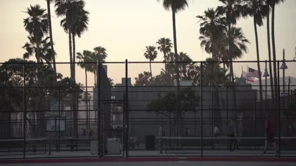 Canchas Tenis Venice — Vídeos de Stock