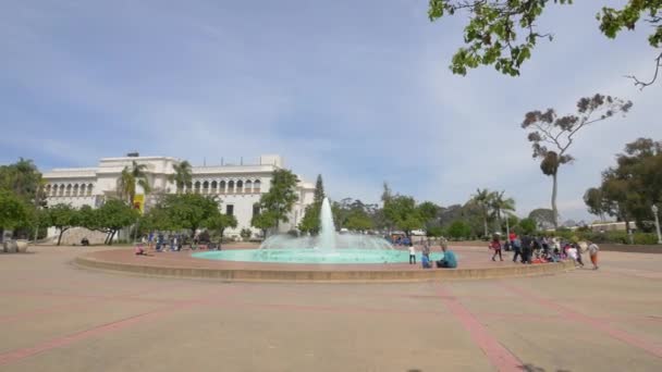 圣地亚哥Bea Evenson喷泉 — 图库视频影像
