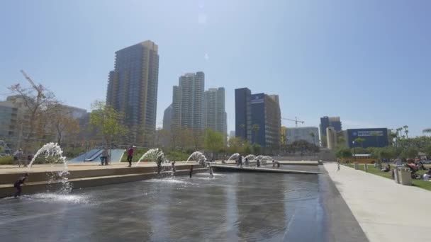 Waterfront Park San Diego — Stock Video