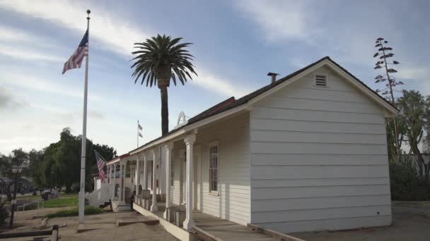 Budynki Starym Mieście San Diego State Park — Wideo stockowe