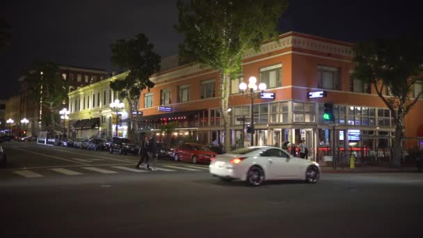 Bâtiments Situés Rue Nuit — Video