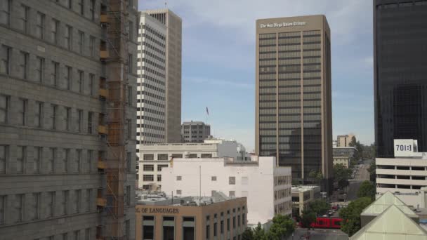 Будівля Союзу Трибуни Сан Дієго — стокове відео