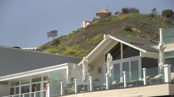 Edificios Colina Concepto Viaje — Vídeo de stock