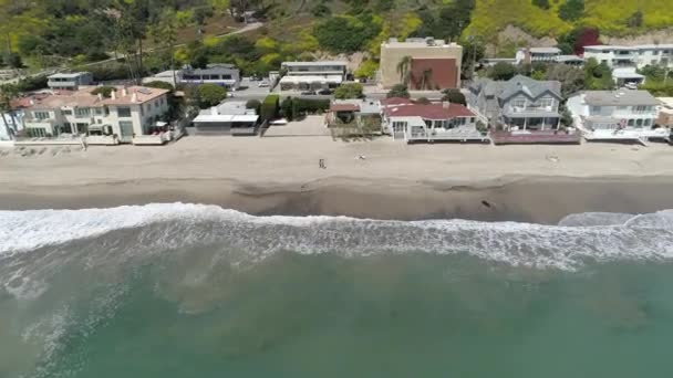 Aerial View Malibu — Stock Video