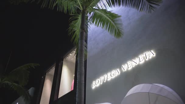 Bottega Veneta Beverly Hills — Vídeo de stock