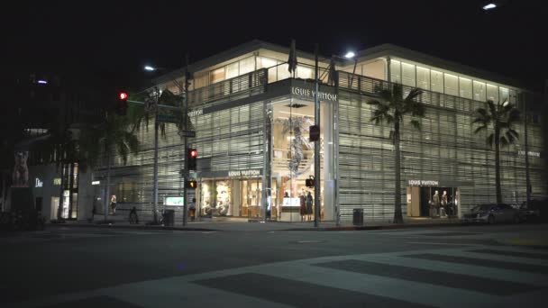Louis Vuitton Beverly Hills — Stok Video