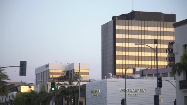 Beverly Hills Dusk — Stock Video