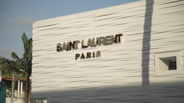 Saint Laurent Parigi Beverly Hills — Video Stock
