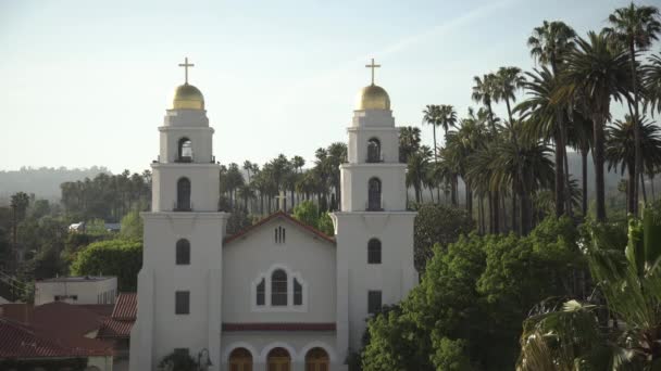 Kirche Des Guten Hirten Beverly Hills — Stockvideo