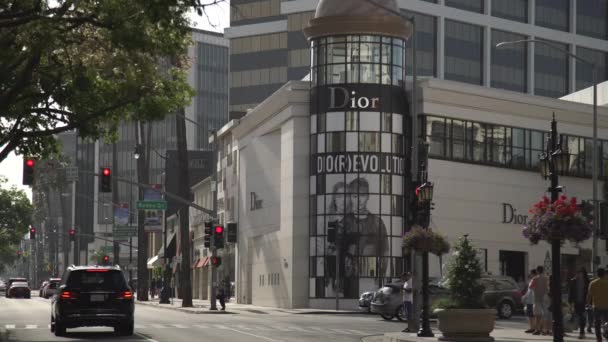 Loja Dior Beverly Hills — Vídeo de Stock