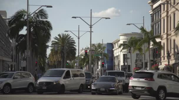 Auto Beverly Hills — Video Stock