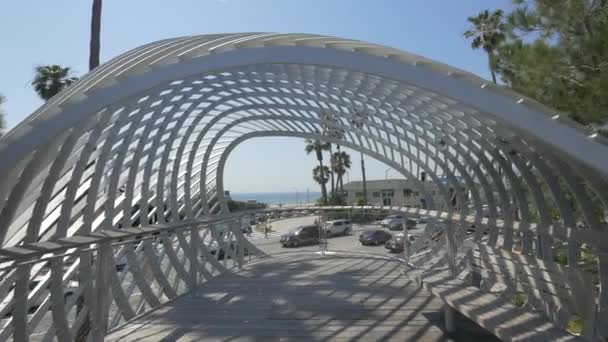 Observation Deck Tongva Park — Stock Video