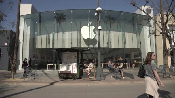 Apple Store Santa Monica — Stock Video