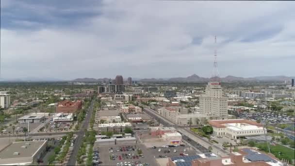 对美利坚合众国凤凰城的空中射击 — 图库视频影像