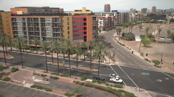 Filmore Und 4Th Street Phoenix Vereinigten Staaten Von Amerika — Stockvideo