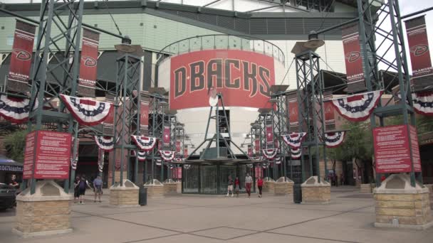 Chase Field Eingang Vereinigte Staaten Von Amerika — Stockvideo