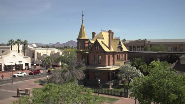 Das Rosson House Museum Phoenix — Stockvideo