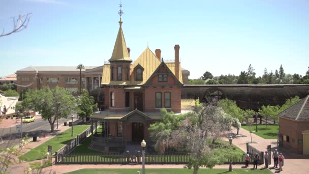 Rosson House Museum Heritage Square — Stockvideo