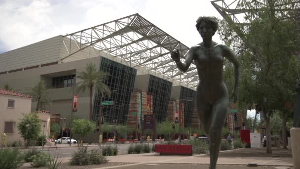 Rzeźba Convention Center Stany Zjednoczone Ameryki — Wideo stockowe
