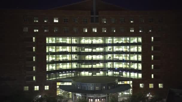 Gece Phoenix Belediye Mahkemesi Amerika Birleşik Devletleri — Stok video