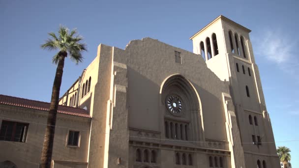 Primera Iglesia Bautista Abandonada — Vídeos de Stock