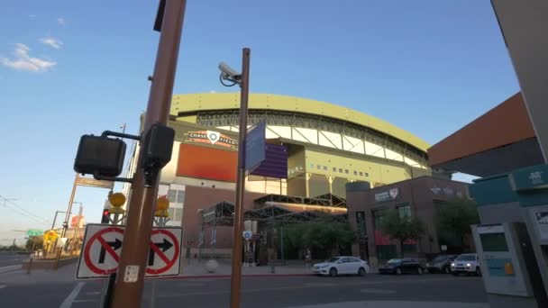 Chase Field Building Phoenix Verenigde Staten Van Amerika — Stockvideo